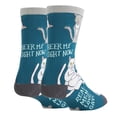 thumbnail image 3 of OoohYeah Mens Colorful Crew Socks, Real Men, Funny Cute Cat Socks, 3 of 4