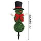 thumbnail image 3 of Árbol Topiario Artificial de Muñeco de Nieve Navideño de 31,5 Pulgadas con Forma de Muñeco de Nieve y Lazo Rojo, Gorro de Papá Noel, Plantas Artificiales para Decoración de Porche, Interior y, 3 of 7