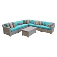 thumbnail image 6 of TK Classics Coast 8 Piece Wicker Patio Furniture Set with Storage Coffee Table, 6 of 10