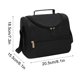 thumbnail image 4 of Bolsa de picnic aislada, lonchera cruzada, bolsa de hielo portátil, almacenamiento de almuerzo de trabajo, diseño elegante, plegable, duradera, para uso de oficina, 4 of 8