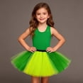 thumbnail image 5 of EnJoCho Toddler Girl Tutu Skirt Girl's Tutu Tulle Skirt Fancy Dress Up Par𝗍y Dancing Fashion Pleated Gauze Short Skirts 80s Cosplay Skirt, 5 of 7