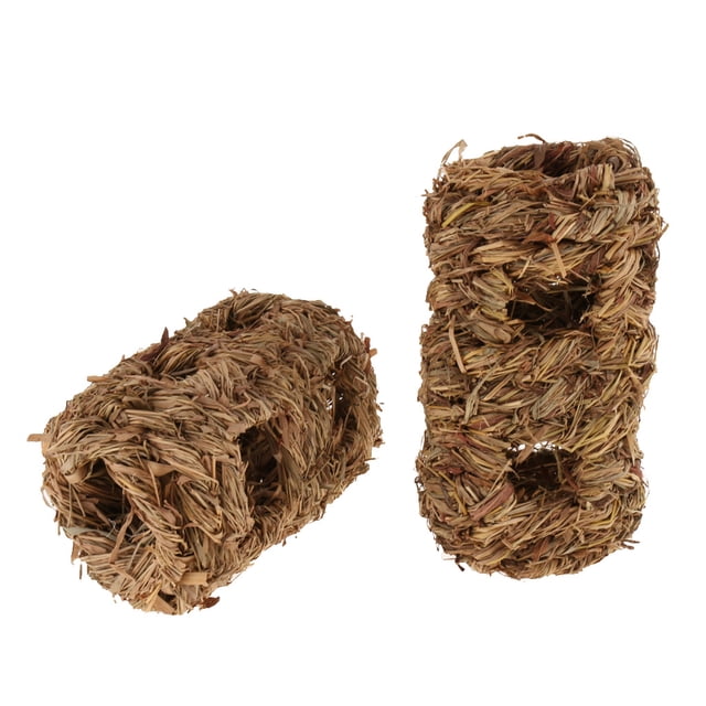 2 uds Hamster Playground Natural juguete conejo hámster accesorios- MA105 jinwen Hamster Tunnel House