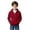 A-Red192, variant on JAJAHO Cargo Hoodies For Kids Boys Quarter Zip Long Sleeve Hooded Sweatshirts With Zipper Pockets 5-16Y