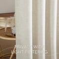 thumbnail image 4 of EcoNesxp Faux Linen Woven Long with Rod Pocket and Back Pull Loop, 4 of 5