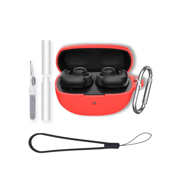 Soft Silicone Case for Bose UltraOpen, Shockproof & Anti-Scratch Protective Cover, Anti-Lost & Dustproof-Red