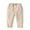 Beige, variant on GYRATEDREAM Toddler Kid Boy Girl Casual Pants Straight Trousers Stretch Pull on Jogger Chino Pants 3-8 Years