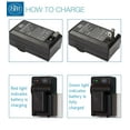 thumbnail image 4 of BM 2 VW-VBT190 Batteries and Charger for Panasonic HC-V800K HC-VX1K HC-WXF1K HCV510 HCV520 HC-V550 V710 V720 V750 V770 VX870 VX981 W580 W850 HC-WXF991, 4 of 7