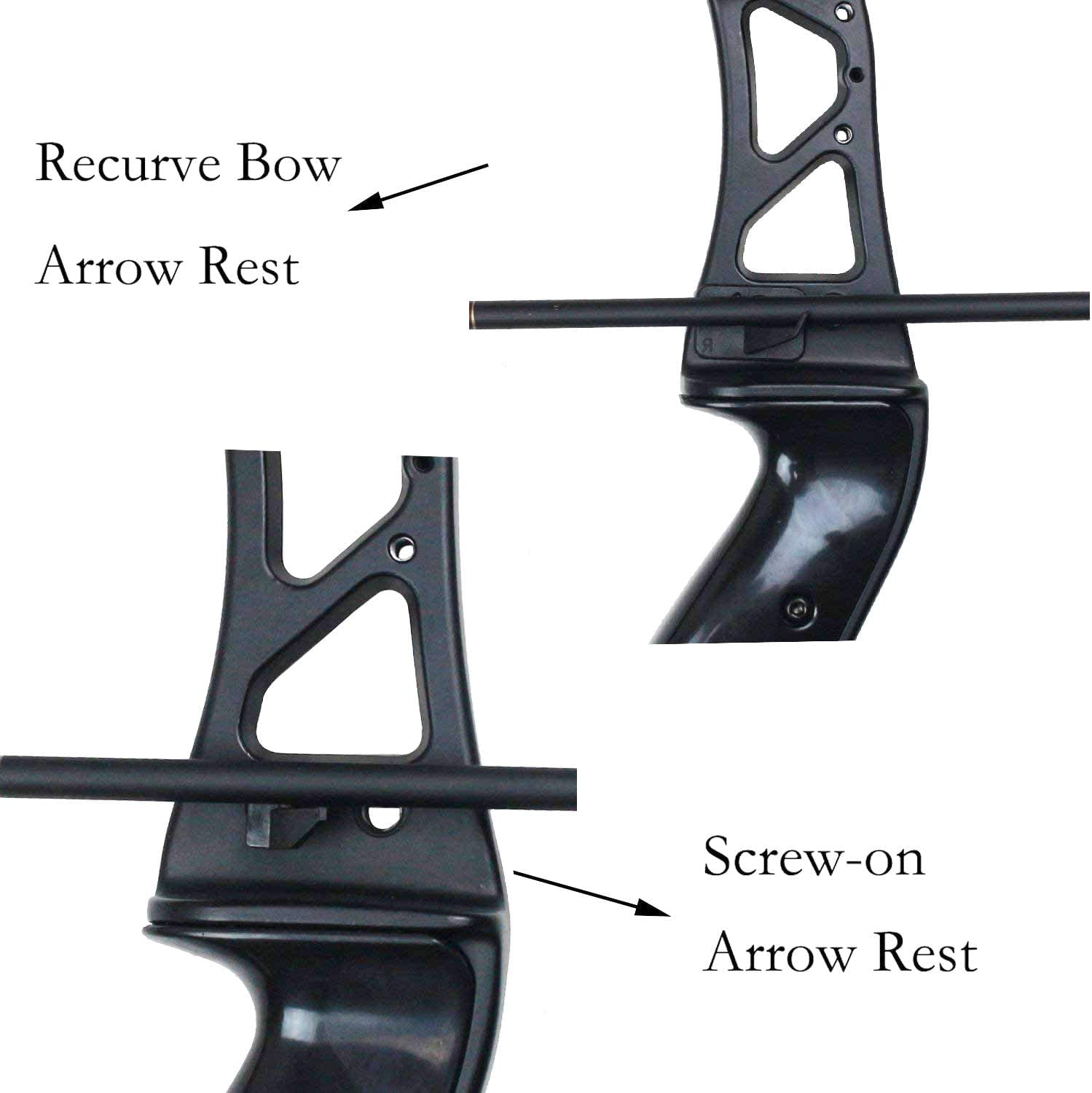 66" Metal Riser Takedown Recurve Bow Adult Archery Competition Athletic Bow Weights 20 22 24 26 28 30 32 34 36 LB Right Handed Archery Kit