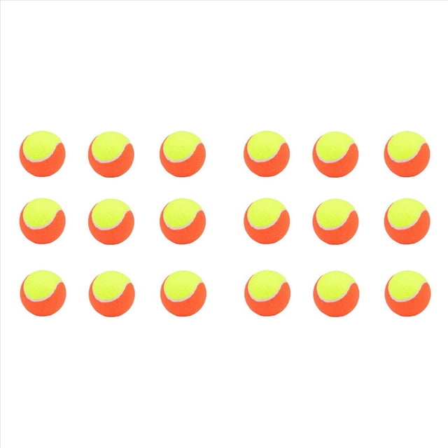 Pelota de Tenis de Playa Suave de Elasticidad de 18 Piezas Pelotas de Tenis de Goma Deportivas de Entrenamiento de Alta Calidad