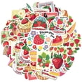 thumbnail image 2 of 35pcs-50pcs Cute Stickers Strawberry Pack Pastry Stickers Decorative Kids Stickers for Luggage Fridge Notebooks, 2 of 9