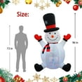 thumbnail image 5 of Jeco CHD-OD036 8 ft. Inflatable Snowman with Rotating Light, 5 of 5