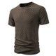 thumbnail image 2 of Camiseta informal de verano con diseño en relieve para hombre: tejido suave y transpirable, corte holgado, perfecta para el día a día y la playa, lavable a máquina., 2 of 4
