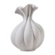 thumbnail image 1 of Jarrón de cerámica con flores, adorno de mesa, moderno y elegante jarrón decorativo para mesita de noche. Gris, 1 of 9