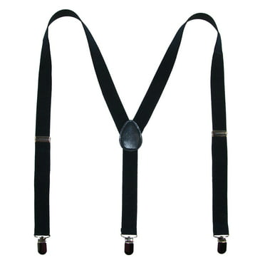 CTM® Elastic TSA Compliant Side Clip Suspenders with Swivel Hook Ends ...