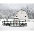thumbnail image 2 of Deiter, Lori 31x26 White Modern Wood Framed Museum Art Print Titled - Checkered Country Christmas, 2 of 4