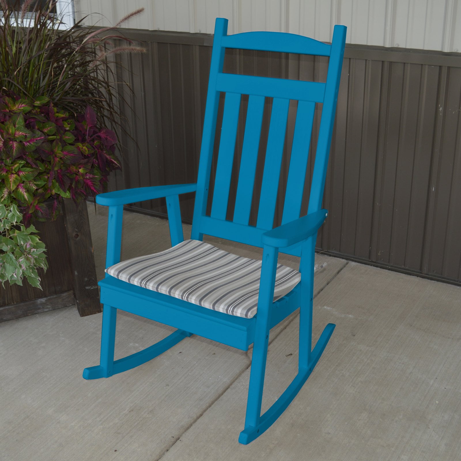 A & L Furniture Yellow Pine Classic Porch Rocker