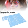 thumbnail image 3 of Face Paint Stencil, Face Painting Template PET Material Interchangeable Reusable Multiple Designs 12pcs  for Birthday Party, 3 of 7