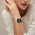 thumbnail image 2 of Thin Replacement Watch Band Compatible for Apple Watch Bands 38mm 40mm 41mm 42mm 44mm 45mm 46mm 49mm,Stainless Steel Metal Wristband Women Men for iWatch Ultra SE Series 10/9/8/7/6/5/4/3/2/1, 2 of 2