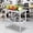 24*60 Inch, variant on Accreate Commercial Stainless Steel Prep Table with Adjustable Undershelf, Rounded Corner Heavy Duty Work Table for Kitchen, Restaurant, Garage, Outdoor Use, Multiple Sizes