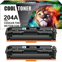 Cool Toner Compatible Toner Replacement for HP CF510A 204A used for Color MFP M180nw M180n M181fw M154nw M154a (Black, 2-Pack)