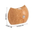 thumbnail image 4 of QFL Modern Wooden Rechargeable Wall Light Ambient Lighting Minimalist Design, 4 of 8