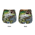 thumbnail image 3 of Pofeuu fishing bass Print Women's Athletic Shorts Running Workout Shorts Tummy Control Quick Dry Gym Shorts with Pockets Double layer sports shorts-Large, 3 of 7