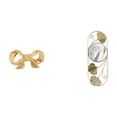 thumbnail image 1 of Asa de mueble,Tirador de latón con forma de lazo para muebles o armario,Espejo de pared,Espejo decorativo nórdico para colgar en la pared,Espejos de pared metálicos decorativos para el hogar, 1 of 8