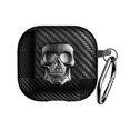 thumbnail image 5 of Rugged Case for AirPods 4 & 5, Fiber Patterns Shockproof Cover for AirPods 4th / 5th Gen with Skull Switch and Carabiner, 5 of 6