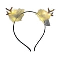 thumbnail image 2 of Diadema de plumas con astas de ciervo iluminada, banda para el pelo, banda para la cabeza para juegos de roles Luz cálida, 2 of 8