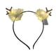 thumbnail image 2 of Diadema con plumas y cuernos de ciervo iluminados, banda para el cabello para juegos de rol Luz cálida, 2 of 9