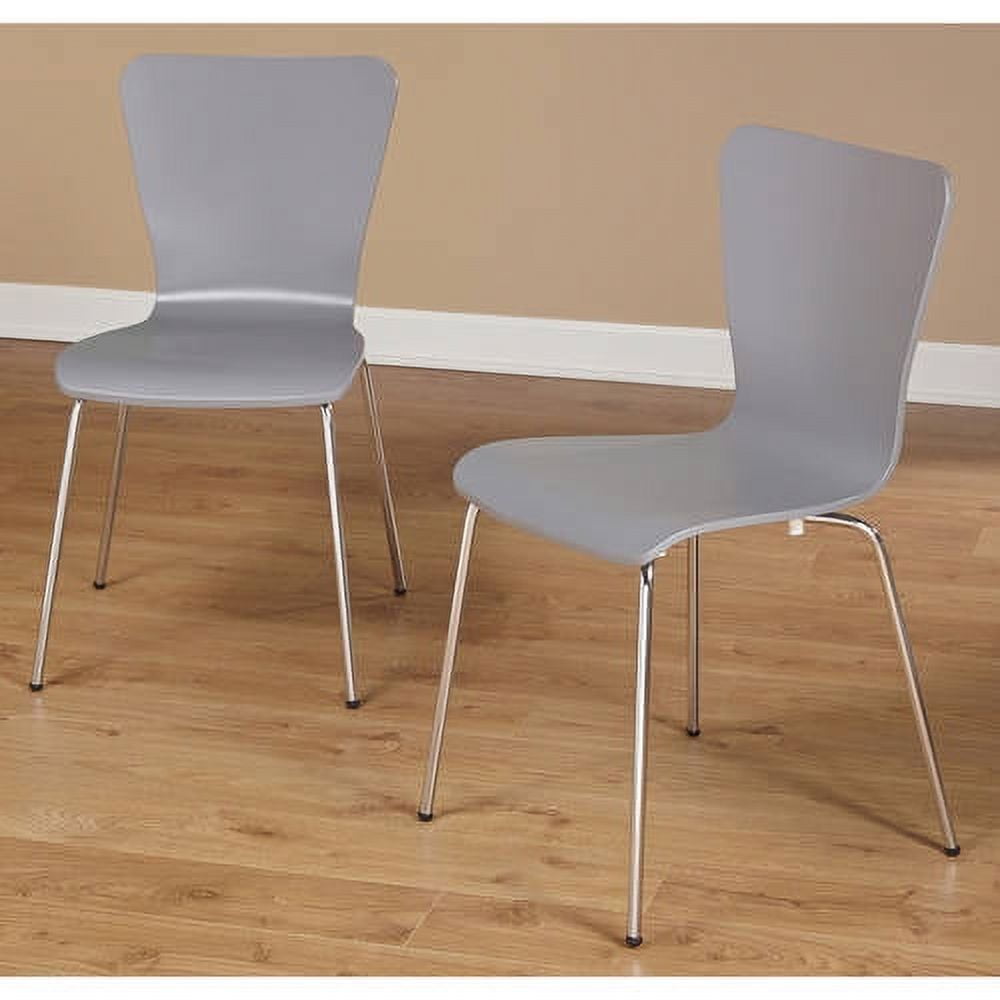 Pisa Bentwood Chair, Set of 2, Gray