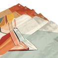 thumbnail image 3 of Yayeee Shower Curtain with Hooks 72"x72" Waterproof Fabric Bathroom Hanging Decor, Mid Century Orange Juice, 3 of 5