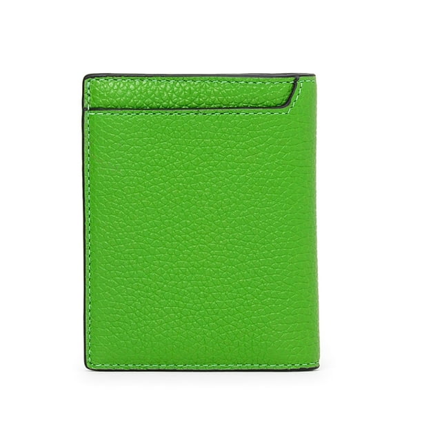 Michael Kors Pebbled Leather Snap Double Folio Card Case (Jungle