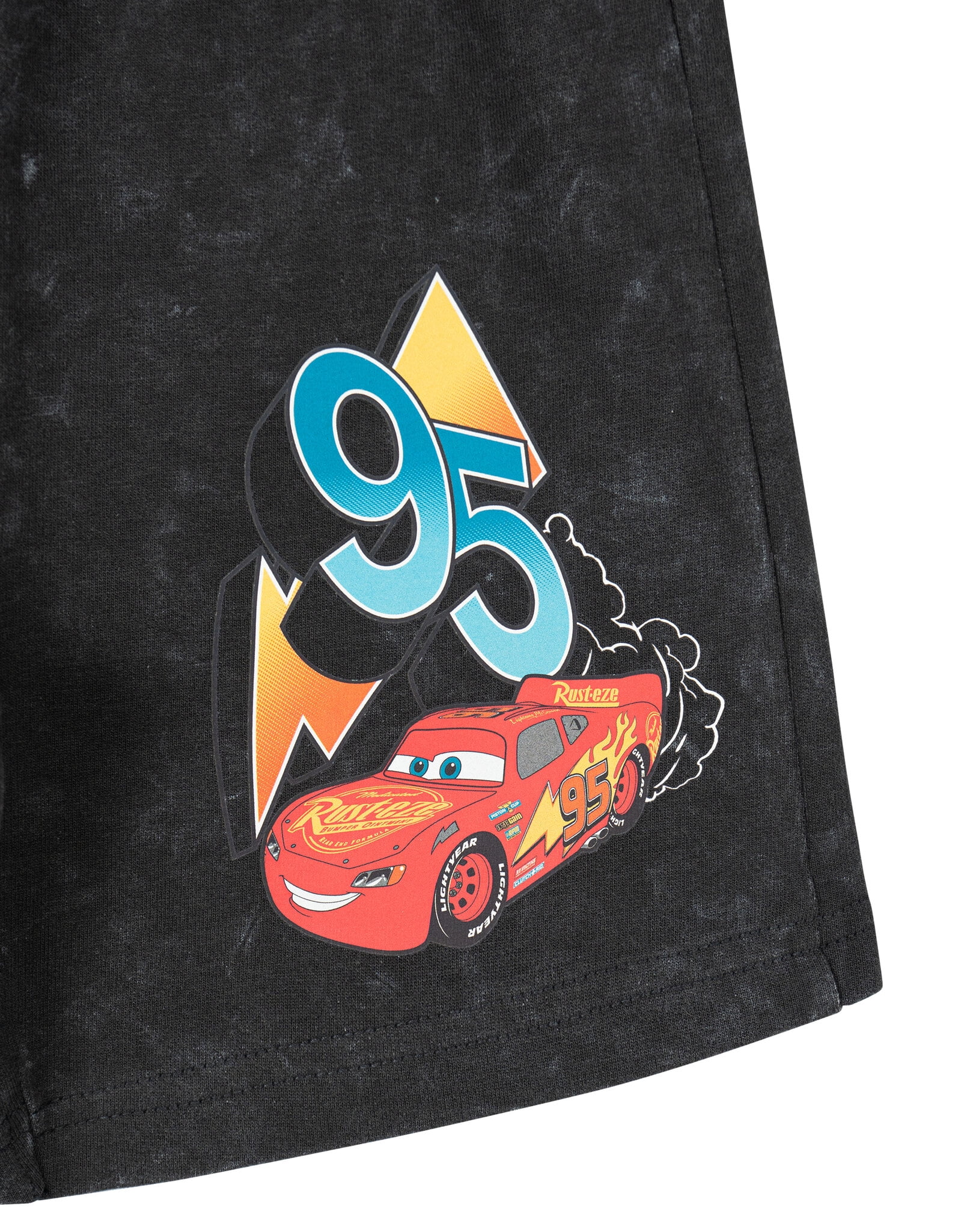 Disney Cars Little Boys' 2-Piece T-Shirt and Shorts Set Charcoal McQueen