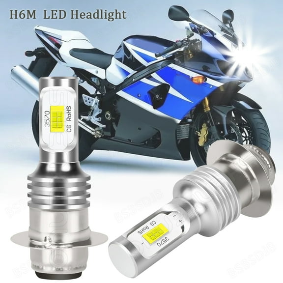 For Suzuki Vinson 500 4x4 Automatic 2003–2007 White LED HeadLight Bulbs Kit H6M