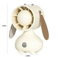 thumbnail image 3 of ASXITE Fans that Blow Cold,Desk Fan,Gift Cute Pet Puppy Usb Small Fan,Cute Girl Ins Mini Desktop Fan,Handheld Decoration Fan,Mute And Strong Wind, 3 of 6