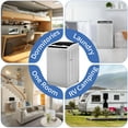 thumbnail image 6 of UbesGoo 25LBS Portable Washing Machine, Full-Automatic Electric Laundry Machine with Stainless Steel Drum,Compact Washer, Washer and Dryer Combo with Drain Pump for Apartment, Dorms, RV, 6 of 8
