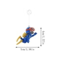 thumbnail image 3 of Aquarium-Dekoration Taucher Schwimmende Aquarium-Ornamente Seifenblasen--FigurMini-Scubaa-StatueMeeresmotiv-Figurverstellbarlebendige Unter, 3 of 7