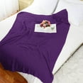 thumbnail image 3 of Unique Bargains 100% Cotton Cross Cable Knit Throw Blanket For Sofa Couch Bed Home Bedding,, 3 of 10