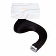 thumbnail image 4 of Maxfull Off Black Tape In Human Hair Extensions, Real Remy Double Sided Seamless Hair Extensions, 20pcs, 16inch, 50g, 4 of 6