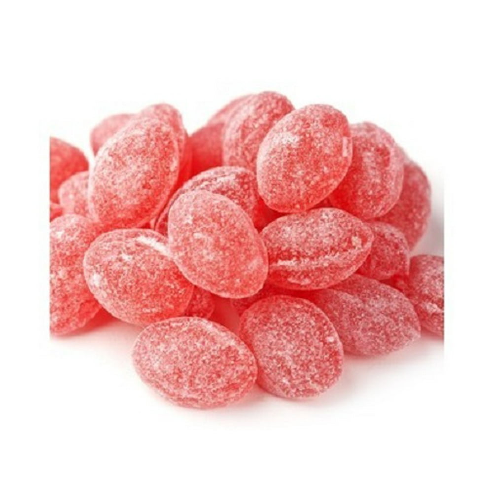 Sanded Raspberry Drops Old Fashioned Hard Candy 5 pounds Claey's