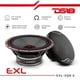 thumbnail image 2 of Bocina DS18 EXLSQ65 6.5" Coaxial de 2 Vías 400W 3 Ohm, 2 of 7