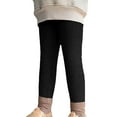 thumbnail image 2 of KAUOD Girls Thick Thermal Leggings Cable Ribbed Ankle Winter Tights Pants Kids Toddler Stretchy Warm Opaque Pantyhose, 2 of 7