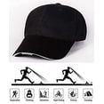 thumbnail image 3 of CHUANK Hands-Free LED Hats for Men  5 LED Battery Powered Headlamp Hat LED Flashlight Baseball Cap for Fishing Jogging Camping Hand Work  Black, 3 of 7