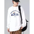 thumbnail image 3 of Camiseta de manga larga con estampado de montaña para hombre, ropa de calle japonesa Y2K, camisetas gráficas con cuello redondo, camisetas casuales vintage de otoño 2023, 3 of 5