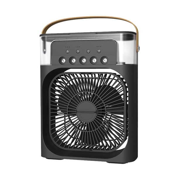 Ventilador de humidificación Humidificador Ventilador eléctrico de escritorio Ventilador de pulverización de niebla de agua portátil Ehuebsd Libre de BPA