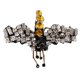 thumbnail image 3 of 2x Dragonfly 3D Rhinestones Rhinestones Ropa de Ropa Bolsa de para Manualidades de Bricolaje BLESIY parche con cuentas, 3 of 8