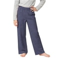 thumbnail image 3 of MKOSPLRT 4-16 Years Comfy Casual Pajama Pants Funny Striped Print Elastic Waist Palazzo Lounge Bottoms Baggy Wide Leg Pjs Sleepwear with Pocket, 3 of 8