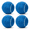 Blue, variant on XIBUFE Precut Tennis Balls for Walkers 4 PCS Walker Tennis Ball for Furniture Legs and Floor Protection Heavy Duty Long Lasting Felt Pad Glide,Fit Most Walkers