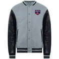 thumbnail image 2 of Men's Levelwear Gray Boston Red Sox Varsity Paragon Jacket, 2 of 3